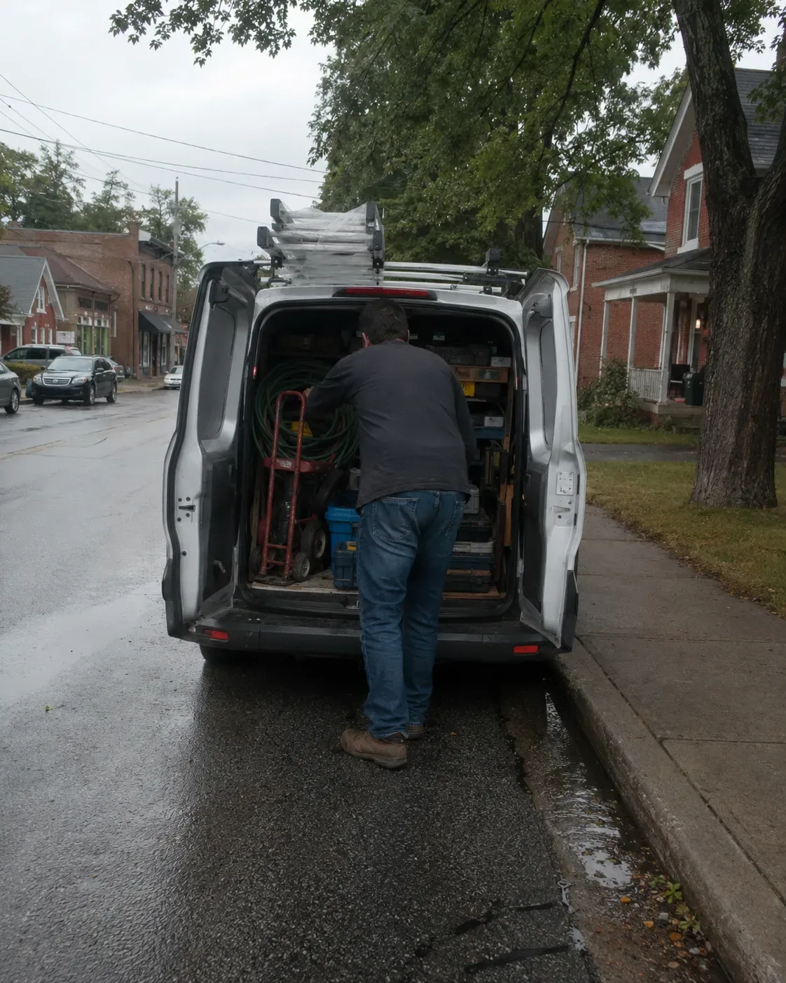 Twenty Mile Appliance Repair technician diagnosing an appliance